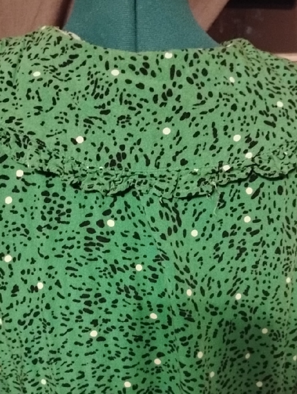 Who What Wear -Green Printed Dress- Size XXL - Picture 13 of 16